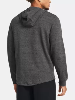 Pánska mikina UNDER ARMOUR RIVAL TERRY GRAPHIC HOOD 1386047-025 SIVÁ
