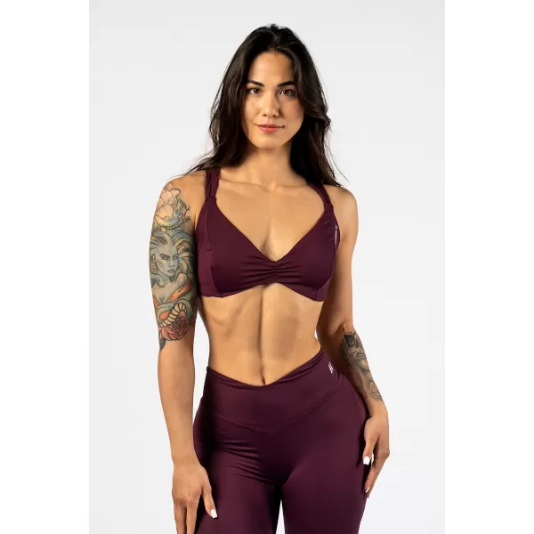  Športová podprsenka STRONG BEAUTY 424 DARK RED Nebbia 