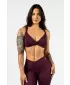 Športová podprsenka STRONG BEAUTY 424 DARK RED Nebbia