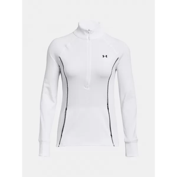  Dámske tričko UNDER ARMOUR TRAIN CW 1/2 ZIP 1379886-100 BIELA 
