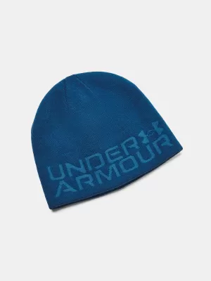 Chlapčenská čiapka UNDER ARMOUR REVERSIBLE HALFTIME BEANIE 1379999-426 MODRÁ
