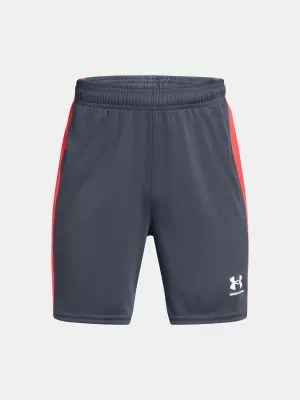 Chlapčenské šortky UNDER ARMOUR BS CH. KNIT SHORT 1379705-044 SIVÁ