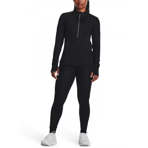  Dámske tričko UNDER ARMOUR QUALIFIER RUN 1/2 ZIP 1379349-001 ČIERNA 