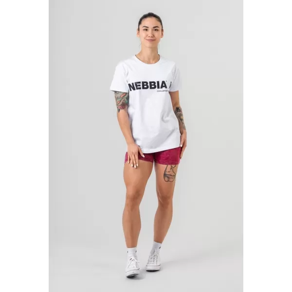  Tričko GYM ESSENTIALS 380 WHITE Nebbia 