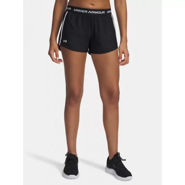  Dámske šortky UNDER ARMOUR TECH PLAY UP SHORTS 1389882-002 ČIERNA 