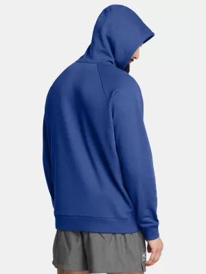 Pánska mikina UNDER ARMOUR RIVAL FLEECE HOODIE 1379757-432 MODRÁ