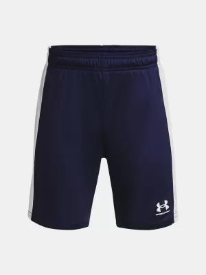 Chlapčenské šortky UNDER ARMOUR BS CH. KNIT SHORT 1379705-410 MODRÁ