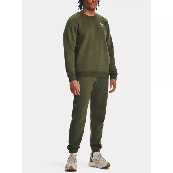  Pánske tepláky UNDER ARMOUR ESSENTIAL FLEECE JOGGER 1373882-391 ZELENÁ 