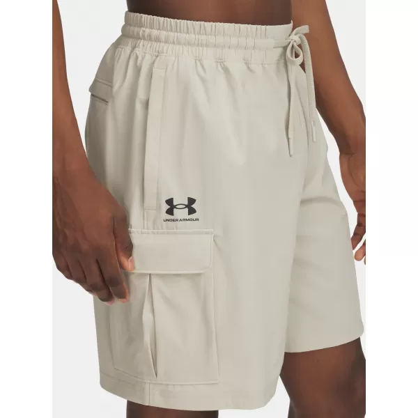  Pánske šortky UNDER ARMOUR VIBE WOVEN CARGO SHORT 1386560-289 HNEDÁ 