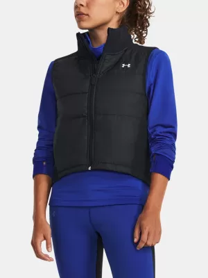 Dámska vesta UNDER ARMOUR STRM SESSION RUN VEST 1378502-001 ČIERNA