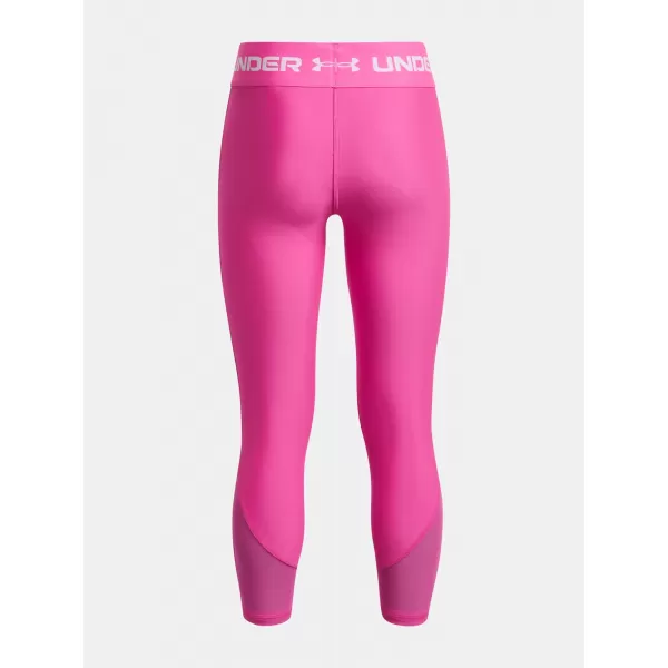  Dievčenské legíny UNDER ARMOUR ARMOUR ANKLE CROP 1373950-652 RUŽOVÁ 