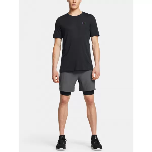  Pánske šortky UNDER ARMOUR VANISH WOVEN 2IN1 STS 1373764-025 SIVÁ 