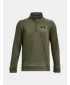 Chlapčenská mikina UNDER ARMOUR ARMOUR FLEECE 1/4 ZIP 1373559-390 ZELENÁ
