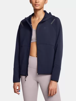 Dámska mikina UNDER ARMOUR UNSTOPPABLE FLEECE FZ 1379842-410 MODRÁ