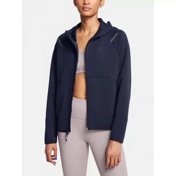  Dámska mikina UNDER ARMOUR UNSTOPPABLE FLEECE FZ 1379842-410 MODRÁ 