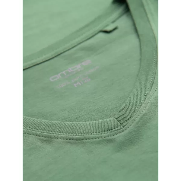  Tričko OMBRE OM-TSBS-0237 ZELENÝ 