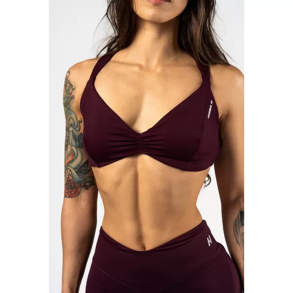  Športová podprsenka STRONG BEAUTY 424 DARK RED Nebbia 