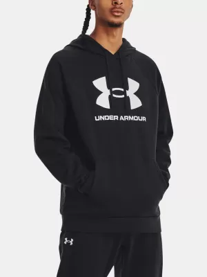 Pánska mikina UNDER ARMOUR RIVAL FLEECE LOGO HD 1379758-001 ČIERNA