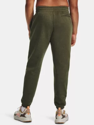 Pánske tepláky UNDER ARMOUR ESSENTIAL FLEECE JOGGER 1373882-391 ZELENÁ