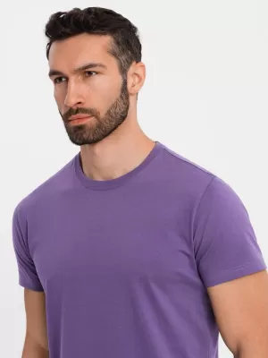 Pánske tričko OMBRE OM-TSBS-0236 FIALOVÁ