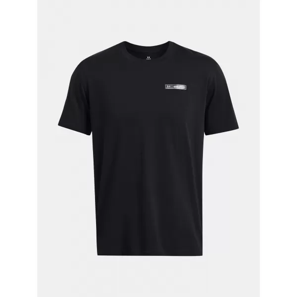  Pánske tričko UNDER ARMOUR HW ARMOUR LABEL SS 1382831-001 ČIERNA 