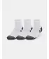 Ponožky UNDER ARMOUR PERFORMANCE COTTON 3P QTR 1379528-100 BIELA