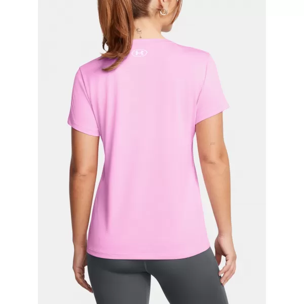  Dámske tričko UNDER ARMOUR TECH SSV- TWIST 1384227-638 RUŽOVÁ 