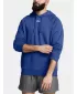 Pánska mikina UNDER ARMOUR RIVAL FLEECE HOODIE 1379757-432 MODRÁ