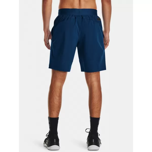  Pánske šortky UNDER ARMOUR UNSTOPPABLE HYBRID SHORTS 1373780-426 MODRÁ 