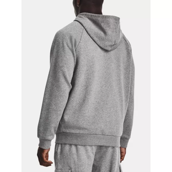  Pánska mikina UNDER ARMOUR RIVAL FLEECE FZ HOODIE 1379767-025 SIVÁ 