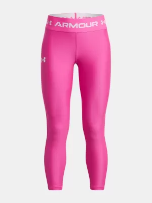 Dievčenské legíny UNDER ARMOUR ARMOUR ANKLE CROP 1373950-652 RUŽOVÁ