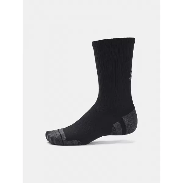  Ponožky UNDER ARMOUR PERFORMANCE TECH CREW (3 PÁRY) 1379512-001 ČIERNA 
