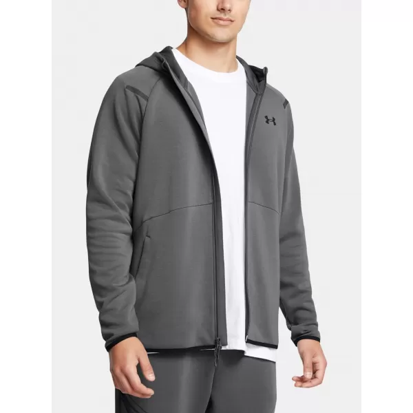  Pánska mikina UNDER ARMOUR UNSTOPPABLE FLC FZ HD EU 1389352-025 SIVÁ 