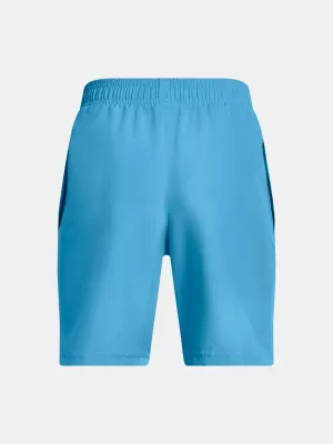 Chlapčenské šortky UNDER ARMOUR TECH WOVEN WORDMARK SHORT 1383341-452 MODRÁ
