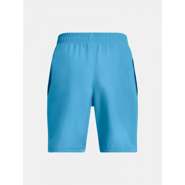  Chlapčenské šortky UNDER ARMOUR TECH WOVEN WORDMARK SHORT 1383341-452 MODRÁ 