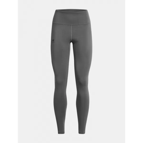  Dámske legíny UNDER ARMOUR RIVAL LEGGING 1386482-025 SIVÁ 