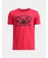 Chlapčenské tričko UNDER ARMOUR B GLITCH LOCKERTAG SS 1386833-989 ČERVENÁ