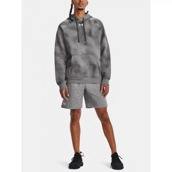  Pánske šortky UNDER ARMOUR RIVAL FLEECE SHORTS 1379779-025 SIVÁ 