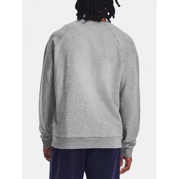  Pánska mikina UNDER ARMOUR RIVAL FLEECE CREW 1379755-025 SIVÁ 