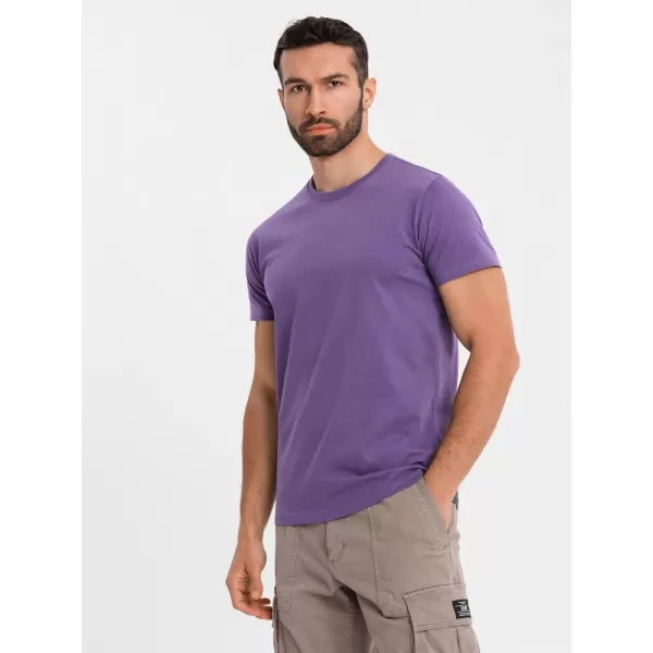  Pánske tričko OMBRE OM-TSBS-0236 FIALOVÁ 