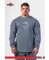Oversized mikina bez kapucne SIGNATURE 797 BLUE Nebbia