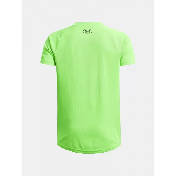  Chlapčenské tričko UNDER ARMOUR TECH TEXTURED SS 1382790-362 ZELENÁ 