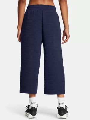 Dámske športové nohavice UNDER ARMOUR UNSTOPPABLE FLC GRID CROP 1386492-410 MODRÁ