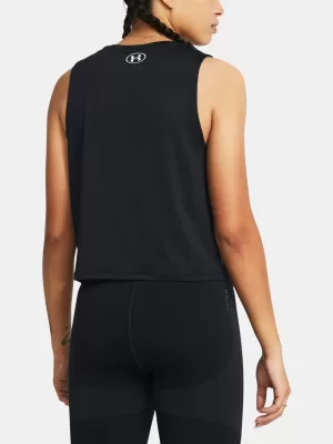 Dámske tielko UNDER ARMOUR VANISH ENERGY CROP TANK 1383654-001 ČIERNA