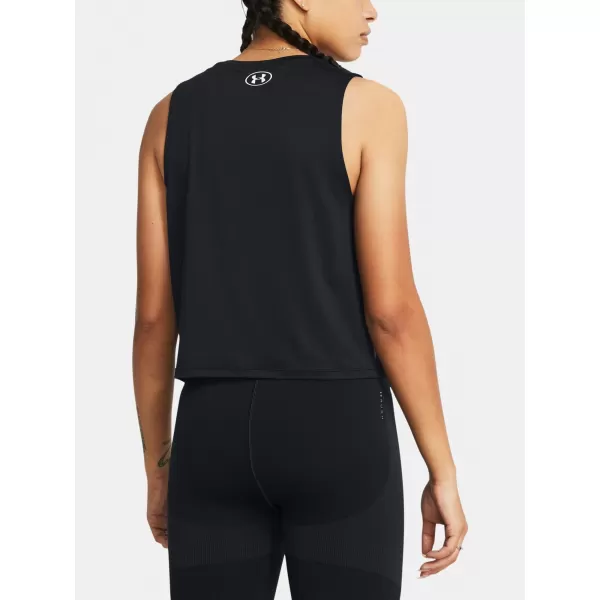  Dámske tielko UNDER ARMOUR VANISH ENERGY CROP TANK 1383654-001 ČIERNA 