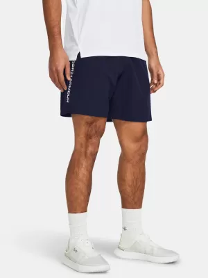 Pánske šortky UNDER ARMOUR WOVEN WDMK SHORTS 1383356-410 MODRÁ