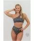 Top do bikín SÃO GONÇALO - zebra 764 WHITE Nebbia