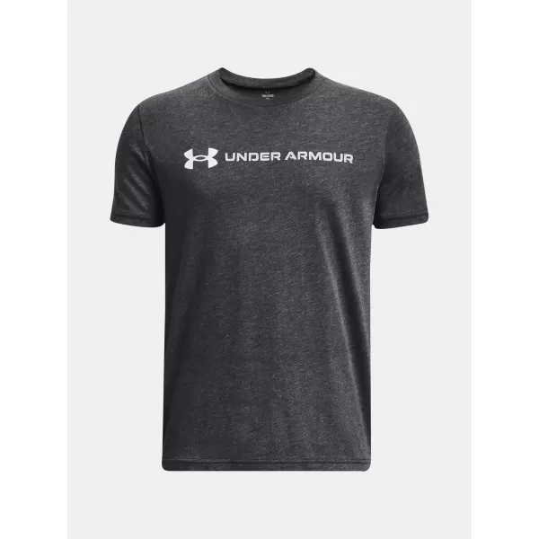  Chlapčenské tričko UNDER ARMOUR B LOGO WORDMARK SS 1380747-001 ČIERNA 
