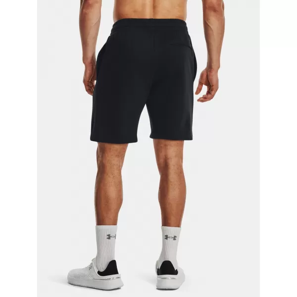  Pánske šortky UNDER ARMOUR RIVAL FLEECE SHORTS 1379779-001 ČIERNA 