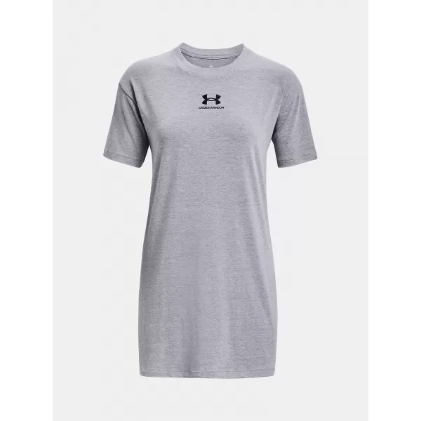  Dámske tričko UNDER ARMOUR W EXTENDED SS NEW 1383429-035 SIVÁ 